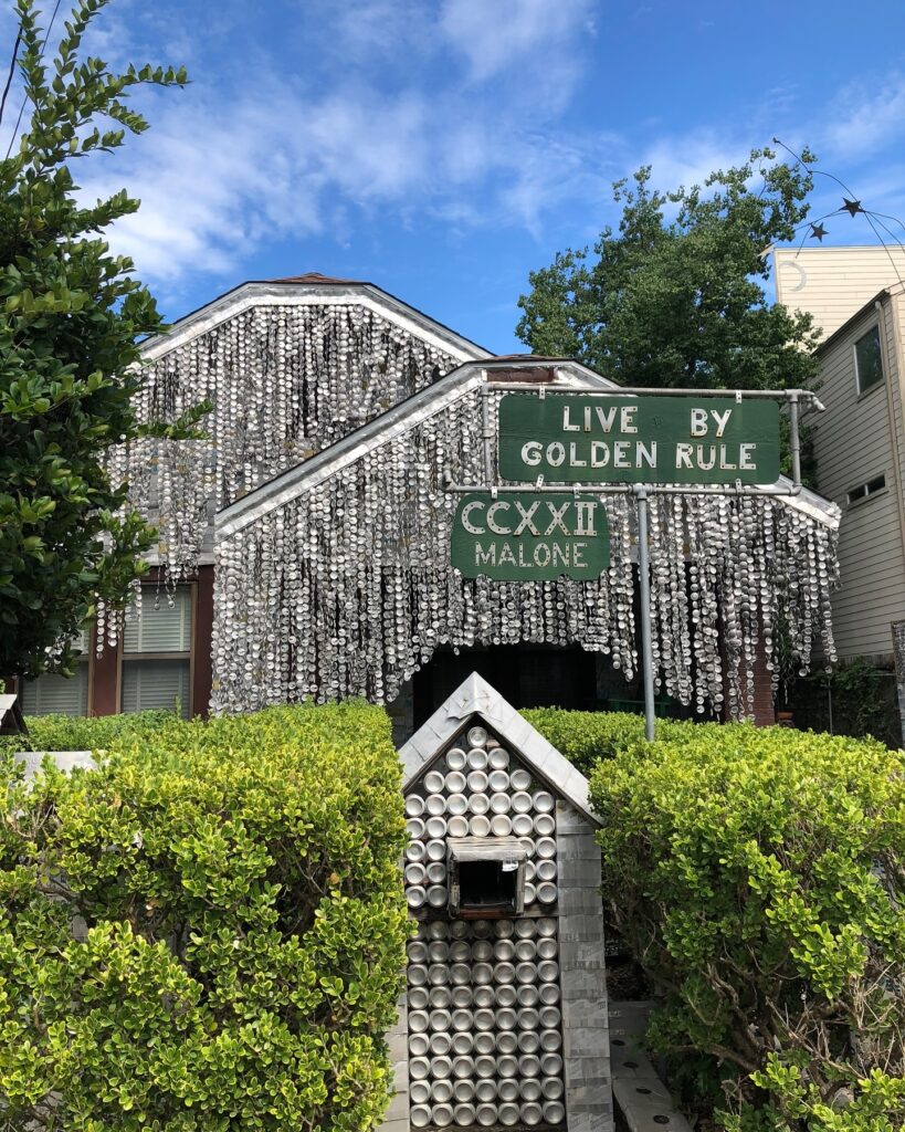 Beer Can House: See a Houston Home Covered in Aluminum Art