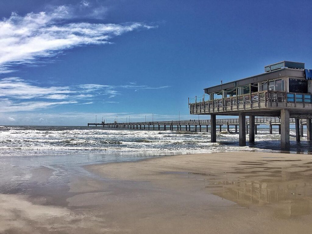 Bob Hall Pier Fish Above the Gulf of Mexico