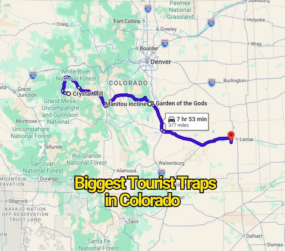 Colorado’s Biggest Tourist Traps That Don’t Always Live Up to the Buzz