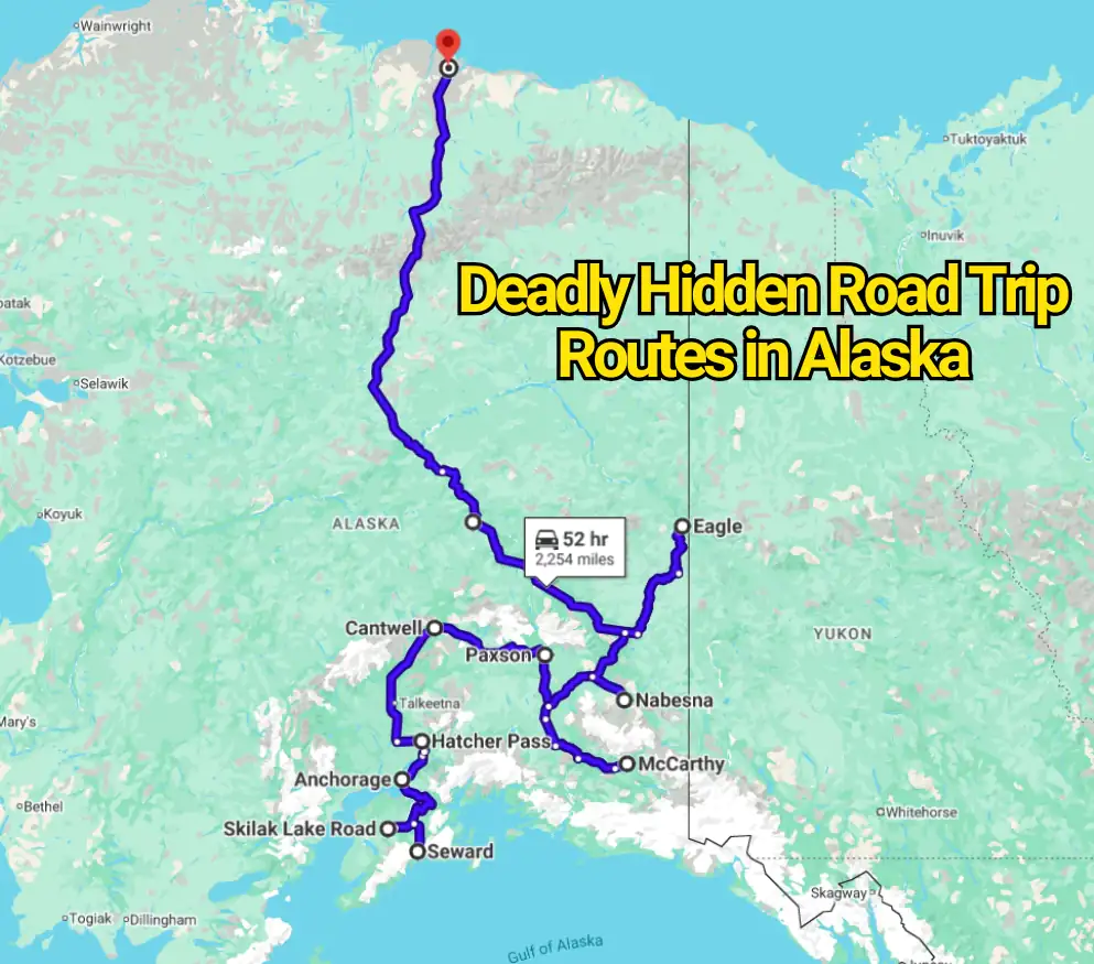 Deadly Hidden Road Trip Routes in Alaska