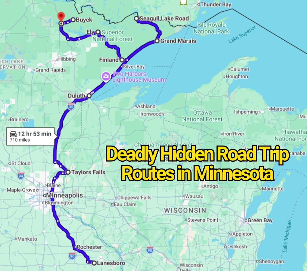 Deadly Hidden Road Trip Routes in Minnesota