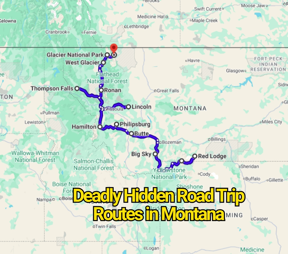 Deadly Hidden Road Trip Routes in Montana