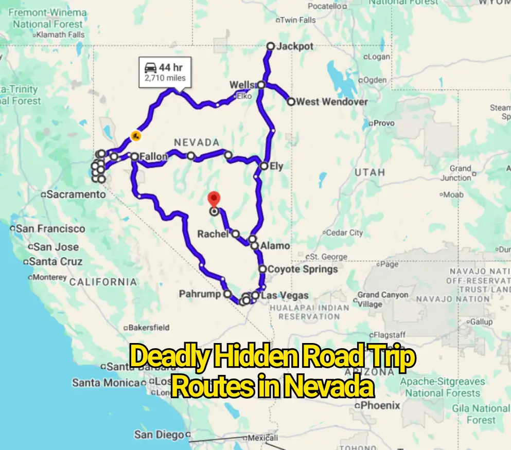 Deadly Hidden Road Trip Routes in Nevada