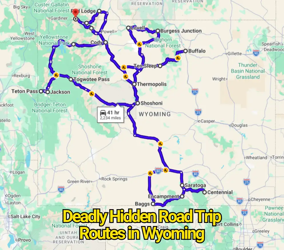 Deadly Hidden Road Trip Routes in Wyoming