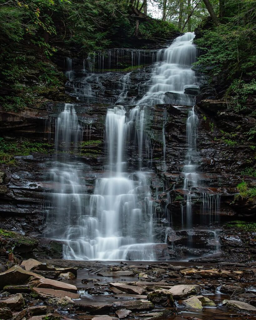 Ganoga Falls at Ricketts Glen State Park