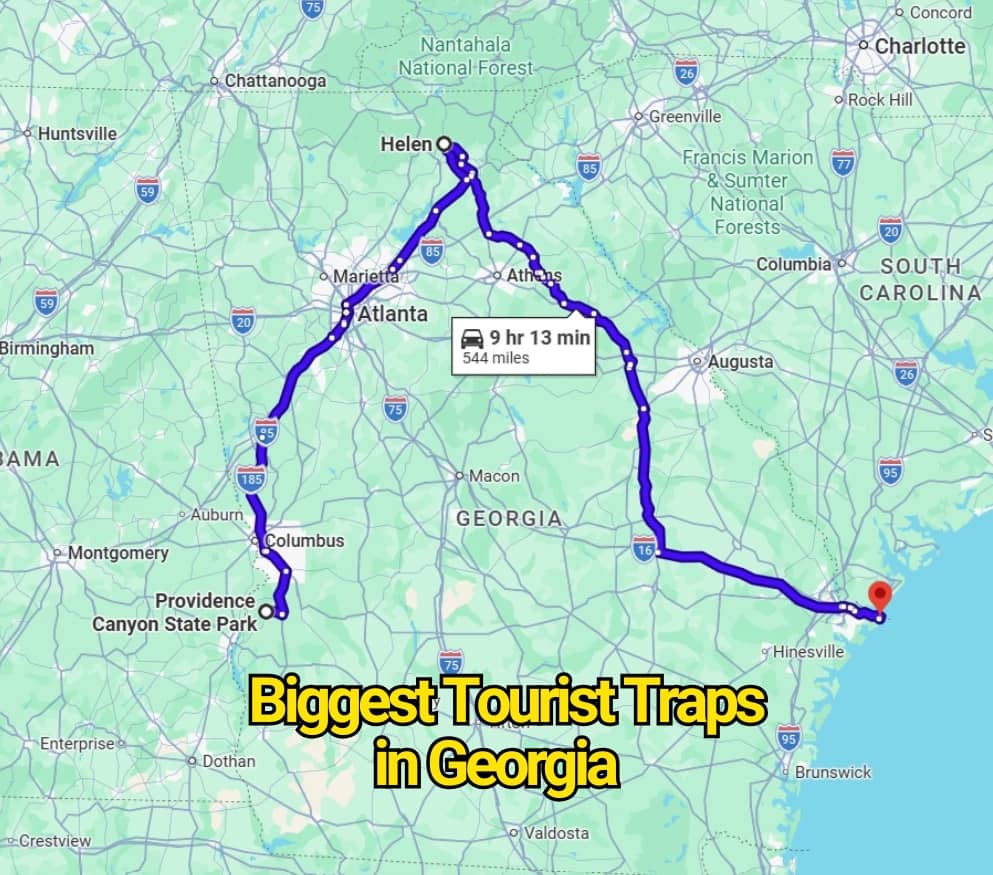 Georgia Biggest Tourist Traps That Don’t Always Live Up to the Buzz