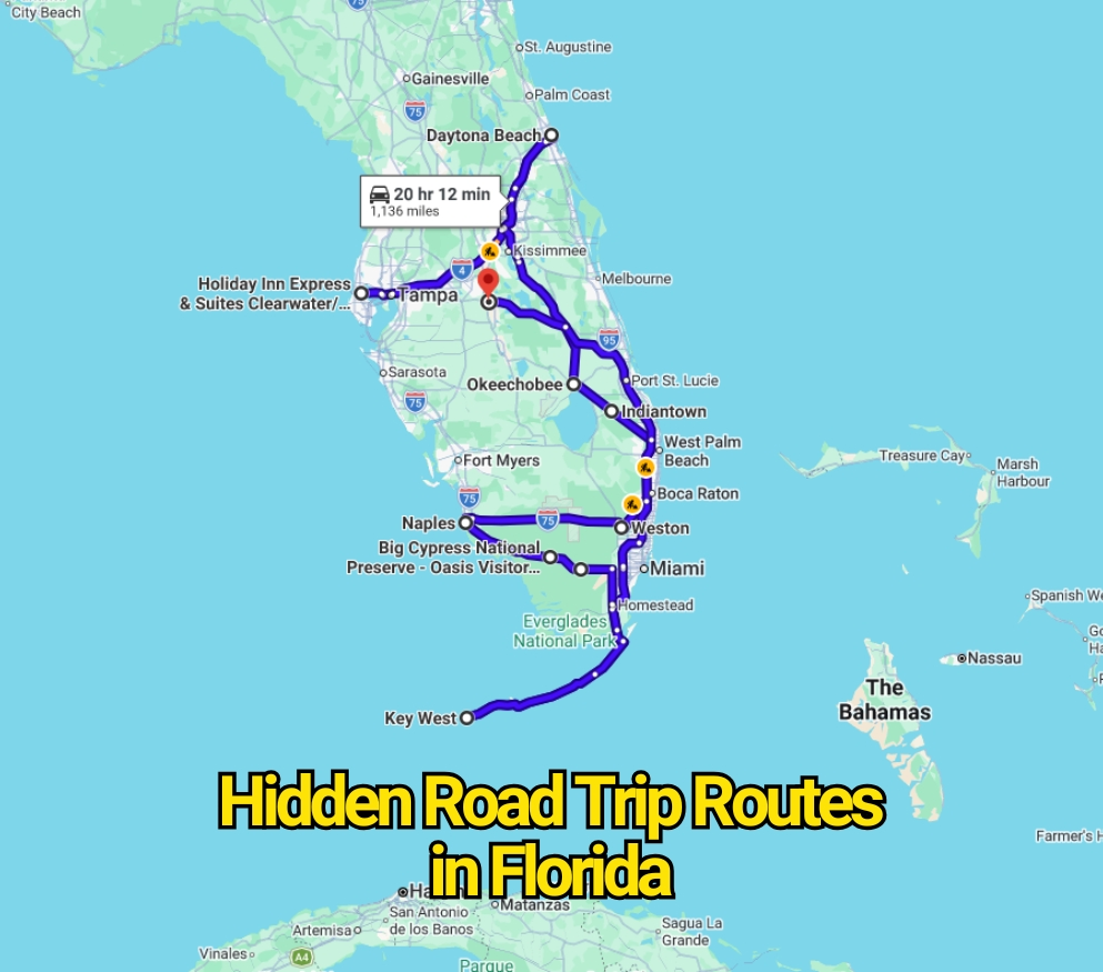 Hidden Road Trip Routes in Florida