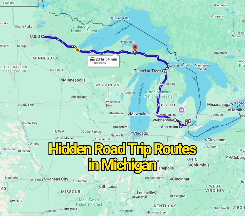 Hidden Road Trip Routes in Michigan