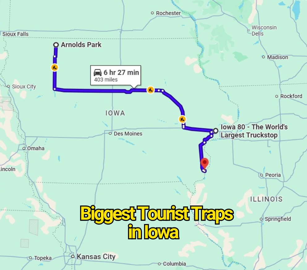 Iowa’s Biggest Tourist Traps That Don’t Always Live Up to the Buzz