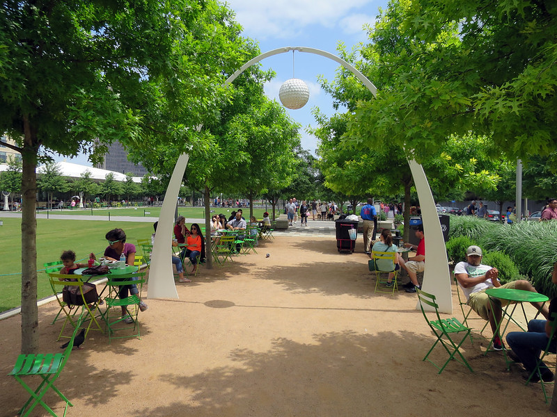 Klyde Warren Park Food Trucks and Outdoor Fun Above the Freeway