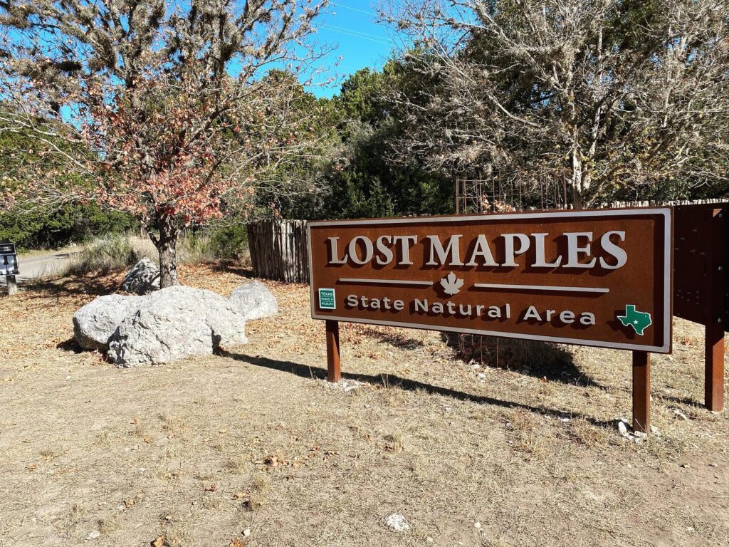 Lost Maples State Natural Area Trails and Seasonal Color