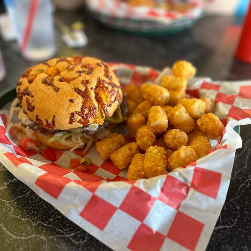 Order Burgers and Shakes at Cheesy Jane’s