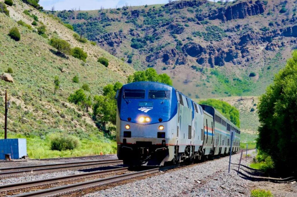 New Mexico to Arizona amtrak train ride