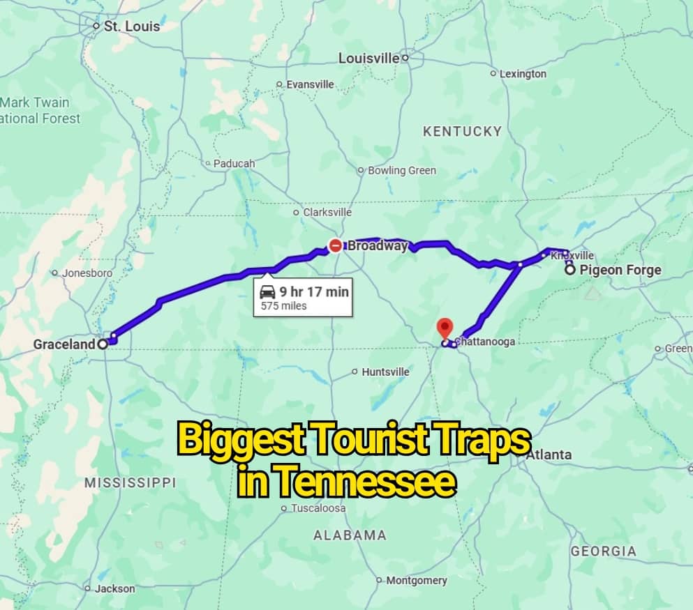 Tennessee's Biggest Tourist Traps That Don’t Always Live Up to the Buzz