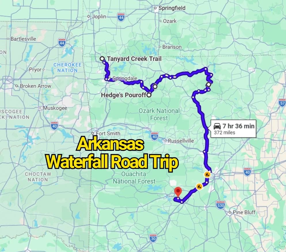 The Arkansas Waterfall Road Trip Map That’ll Change the Way You See the State
