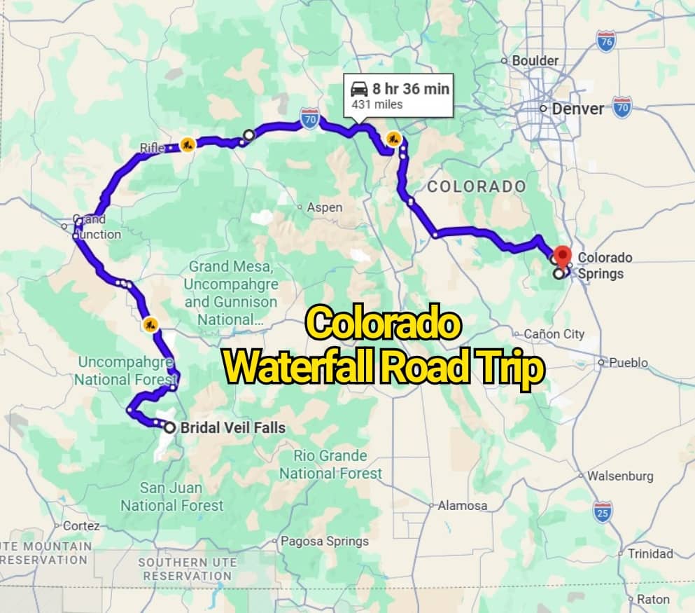 The Colorado Waterfall Road Trip Map That’ll Change the Way You See the State
