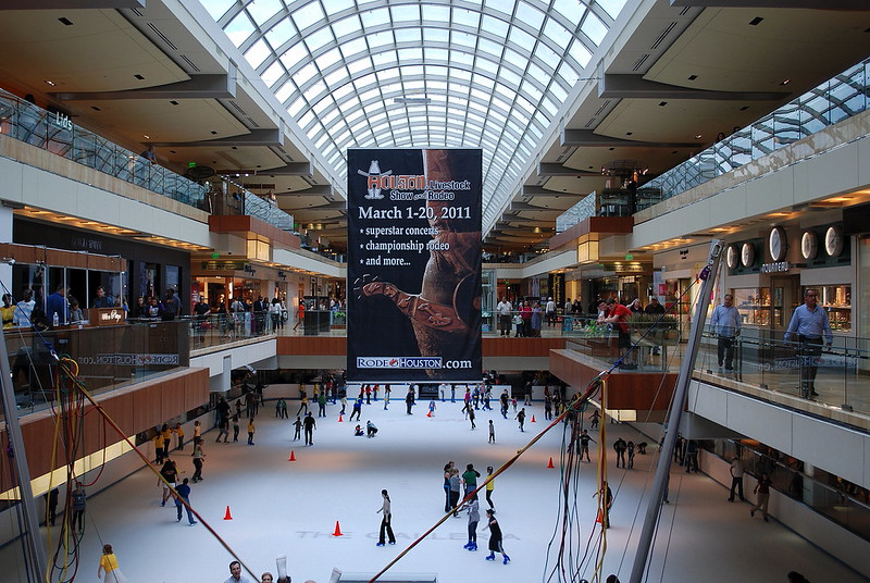 The Galleria Shop, Dine, and Skate Under One Roof