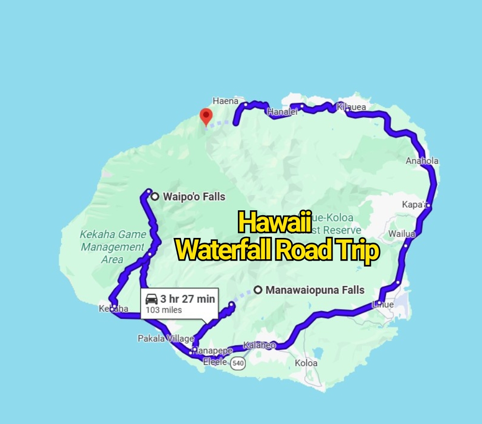 The Hawaii Waterfall Road Trip Map That’ll Change the Way You See the State
