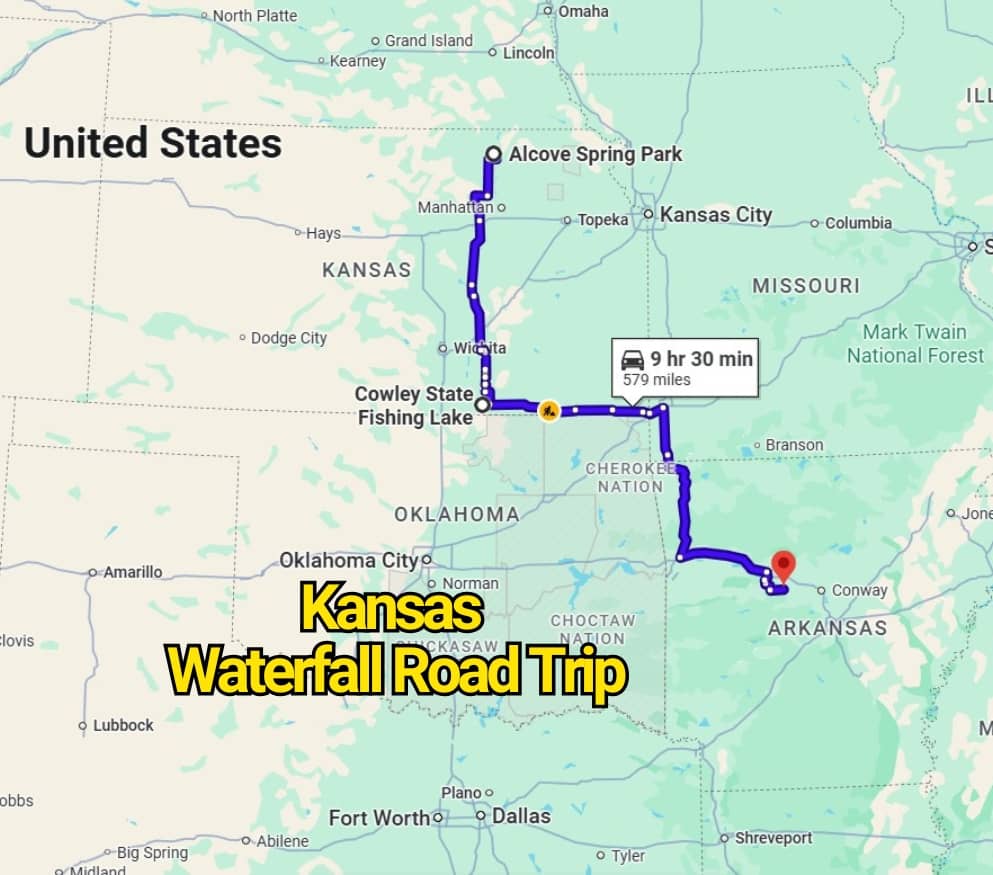 The Kansas Waterfall Road Trip Map That’ll Change the Way You See the State