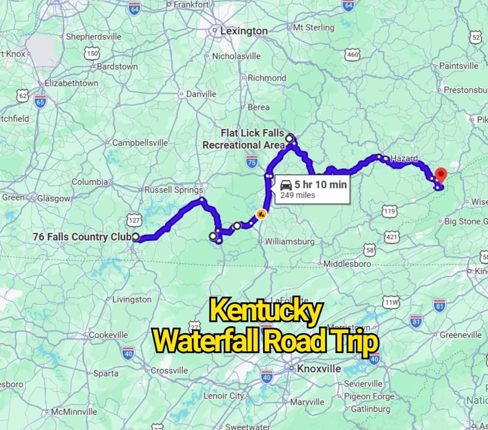 The Kentucky Waterfall Road Trip Map That’ll Change the Way You See the State
