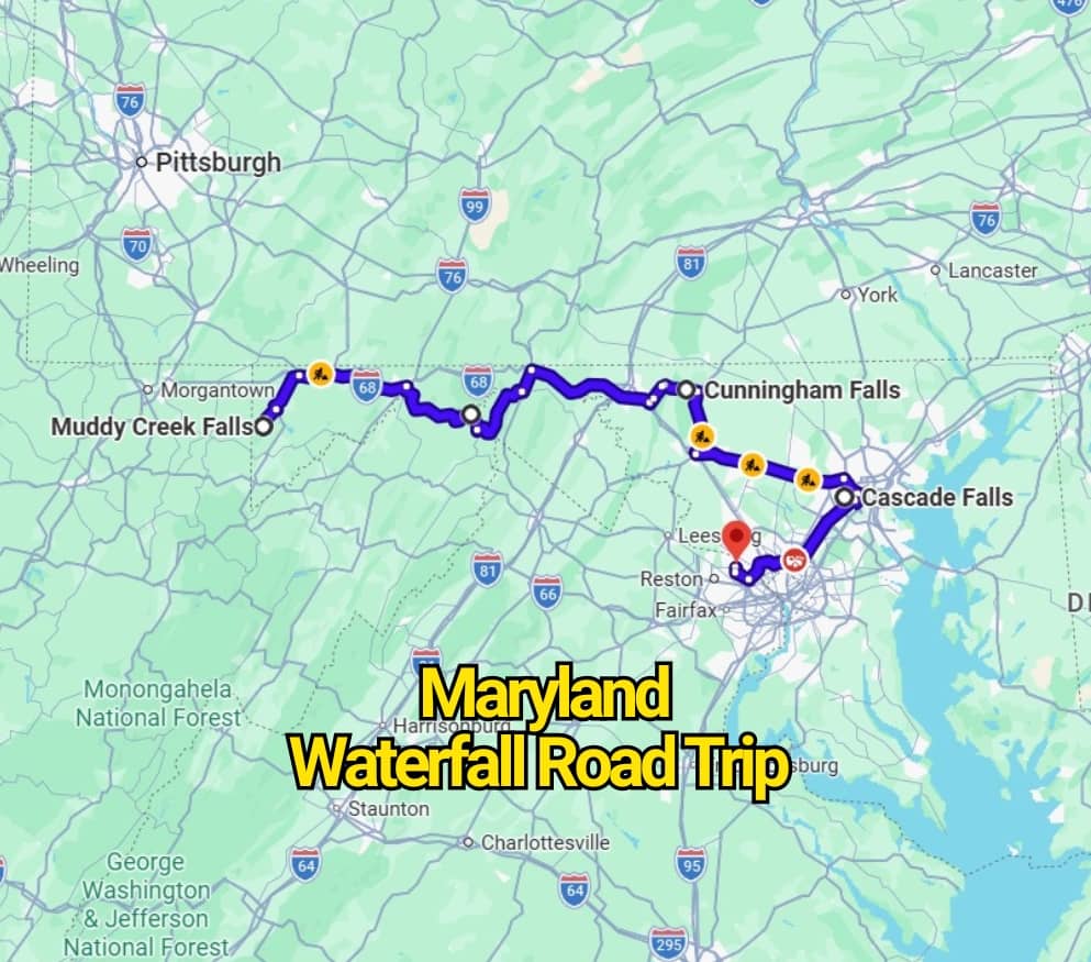 The Maryland Waterfall Road Trip Map That’ll Change the Way You See the State