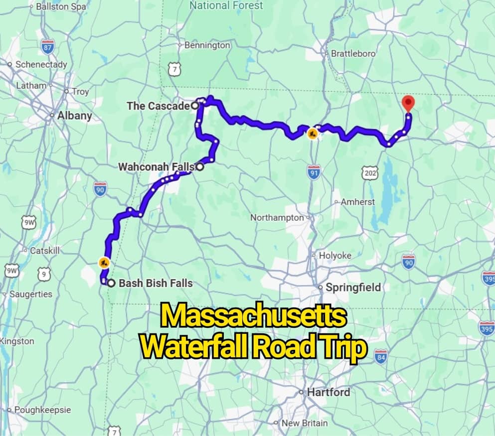 The Massachusetts Waterfall Road Trip Map That’ll Change the Way You See the State