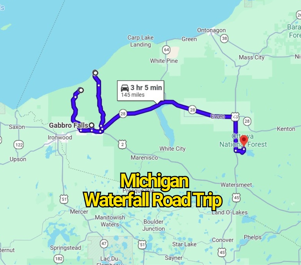 The Michigan Waterfall Road Trip Map That’ll Change the Way You See the State