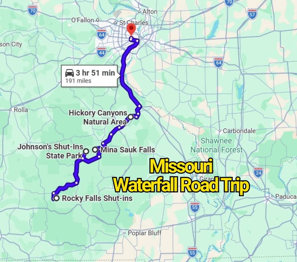 The Missouri Waterfall Road Trip Map That’ll Change the Way You See the State