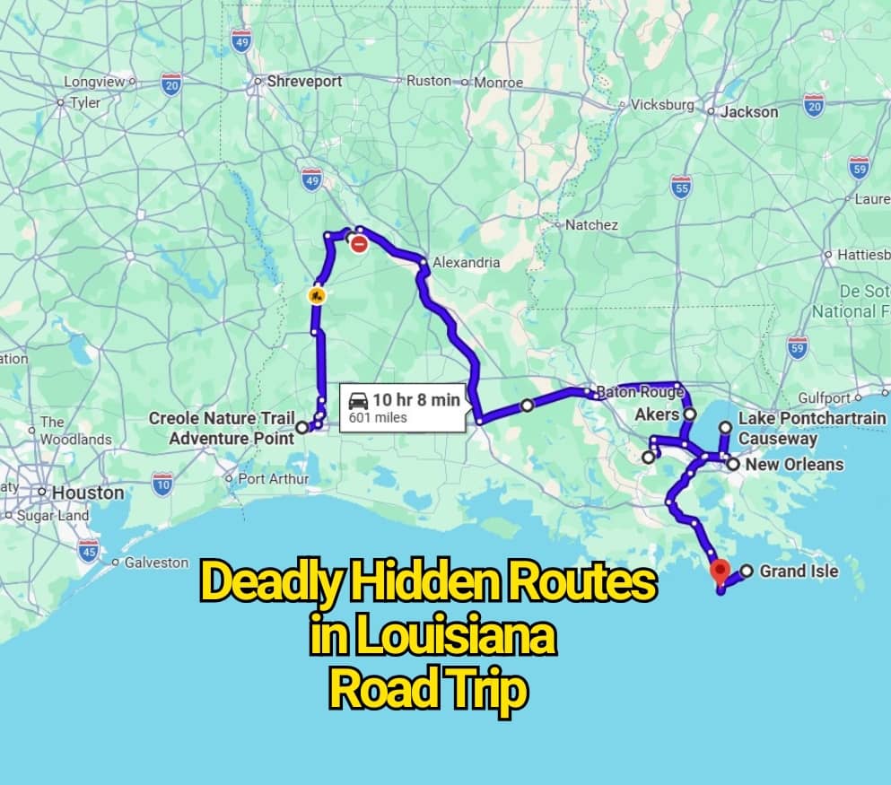 The Most Deadly Hidden Road Trip Routes in Louisiana That Locals Warn About