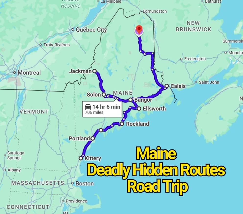 The Most Deadly Hidden Road Trip Routes in Maine That Locals Warn About