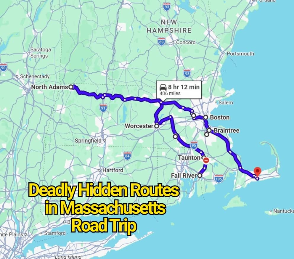 The Most Deadly Hidden Road Trip Routes in Massachusetts That Locals Warn About