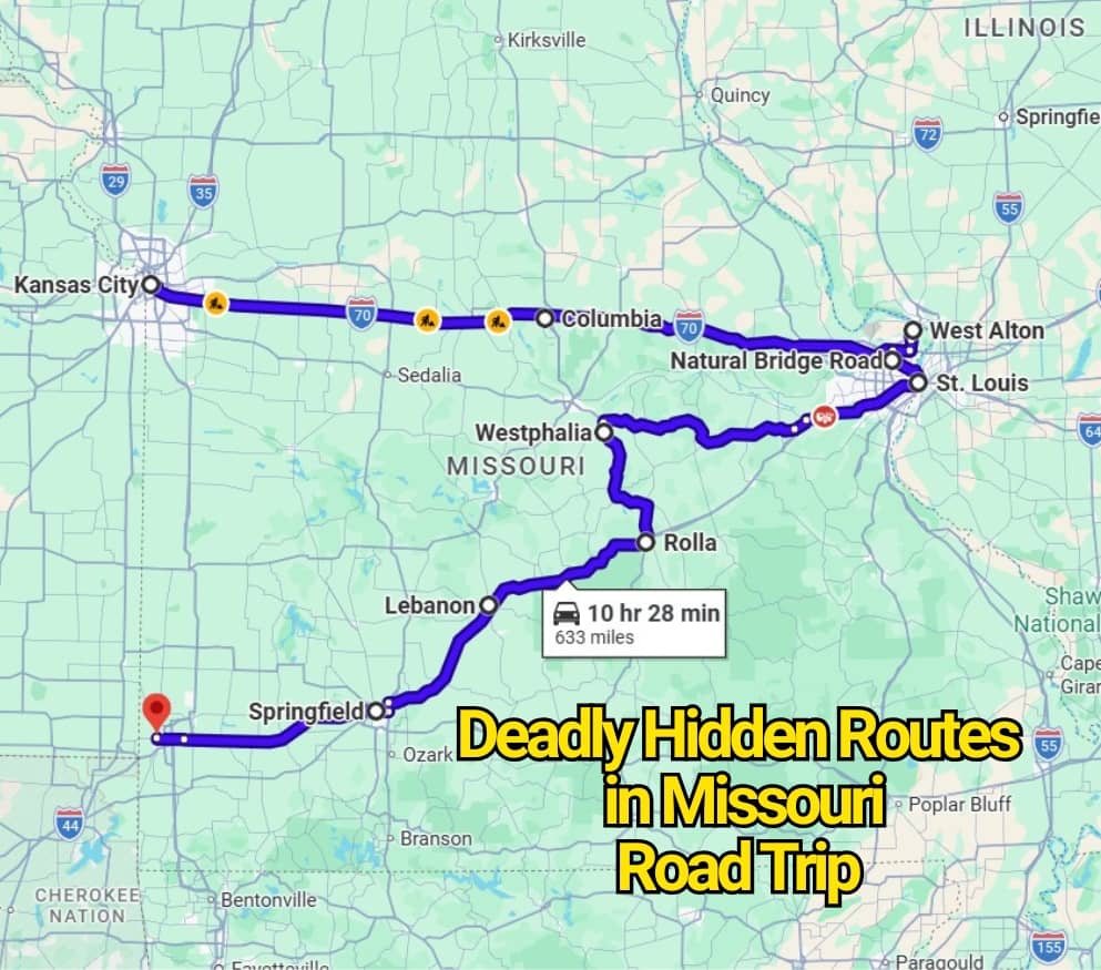 The Most Deadly Hidden Road Trip Routes in Missouri That Locals Warn About
