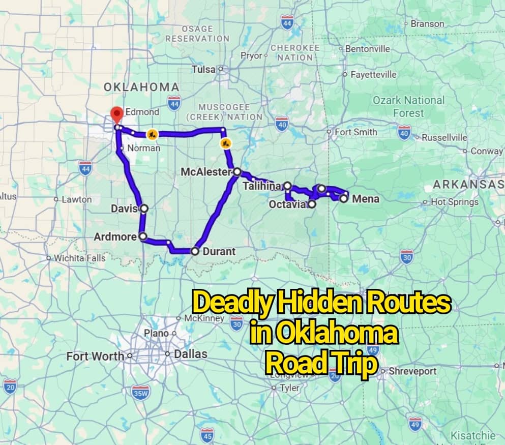 The Most Deadly Hidden Road Trip Routes in Oklahoma That Locals Warn About