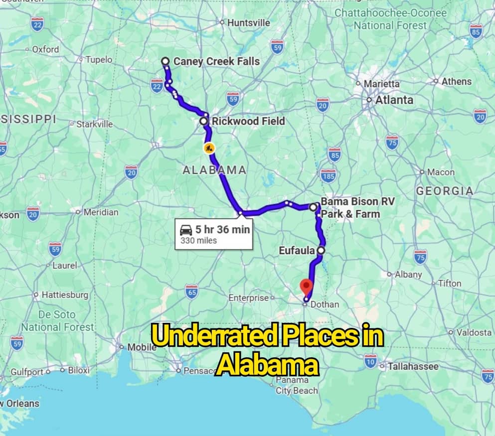 The Most Underrated Places in Alabama You’ll Regret Skipping