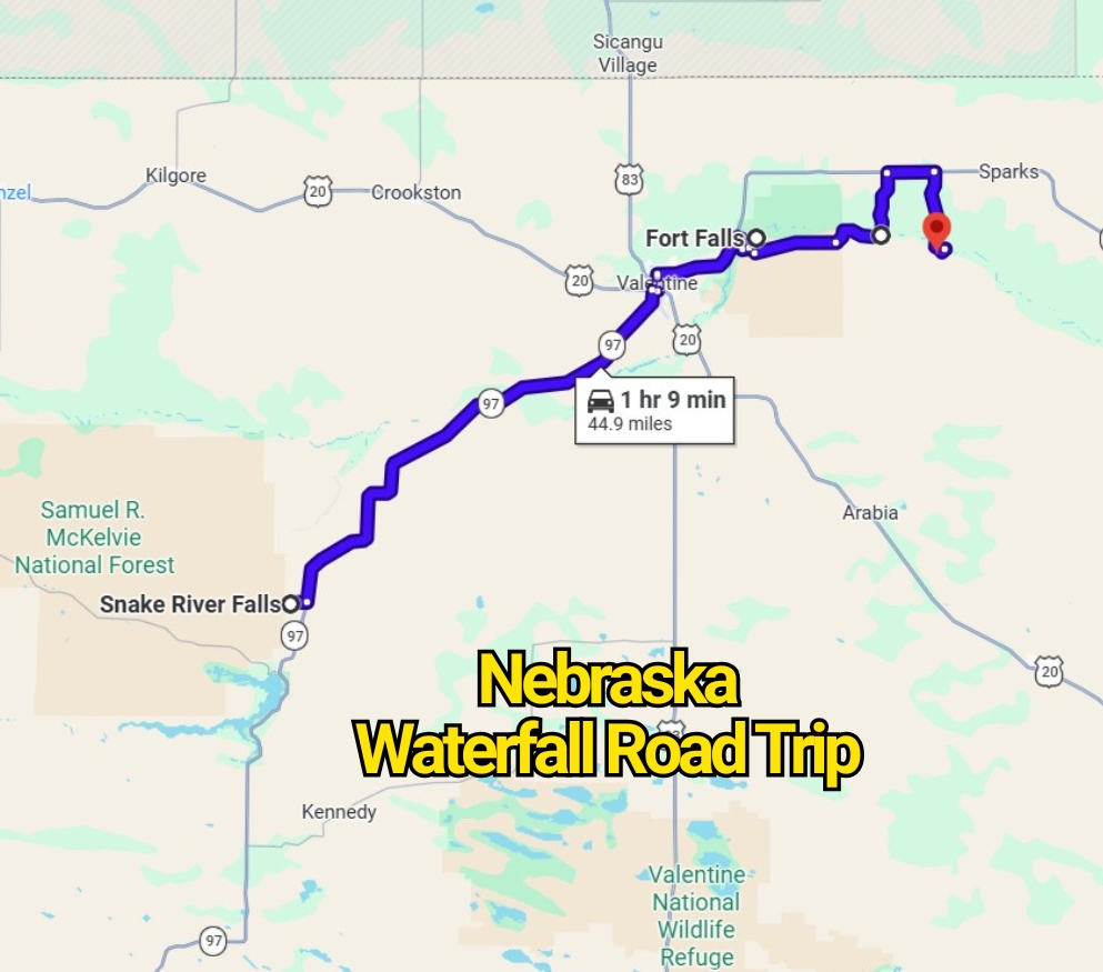 The Nebraska Waterfall Road Trip Map That’ll Change the Way You See the State