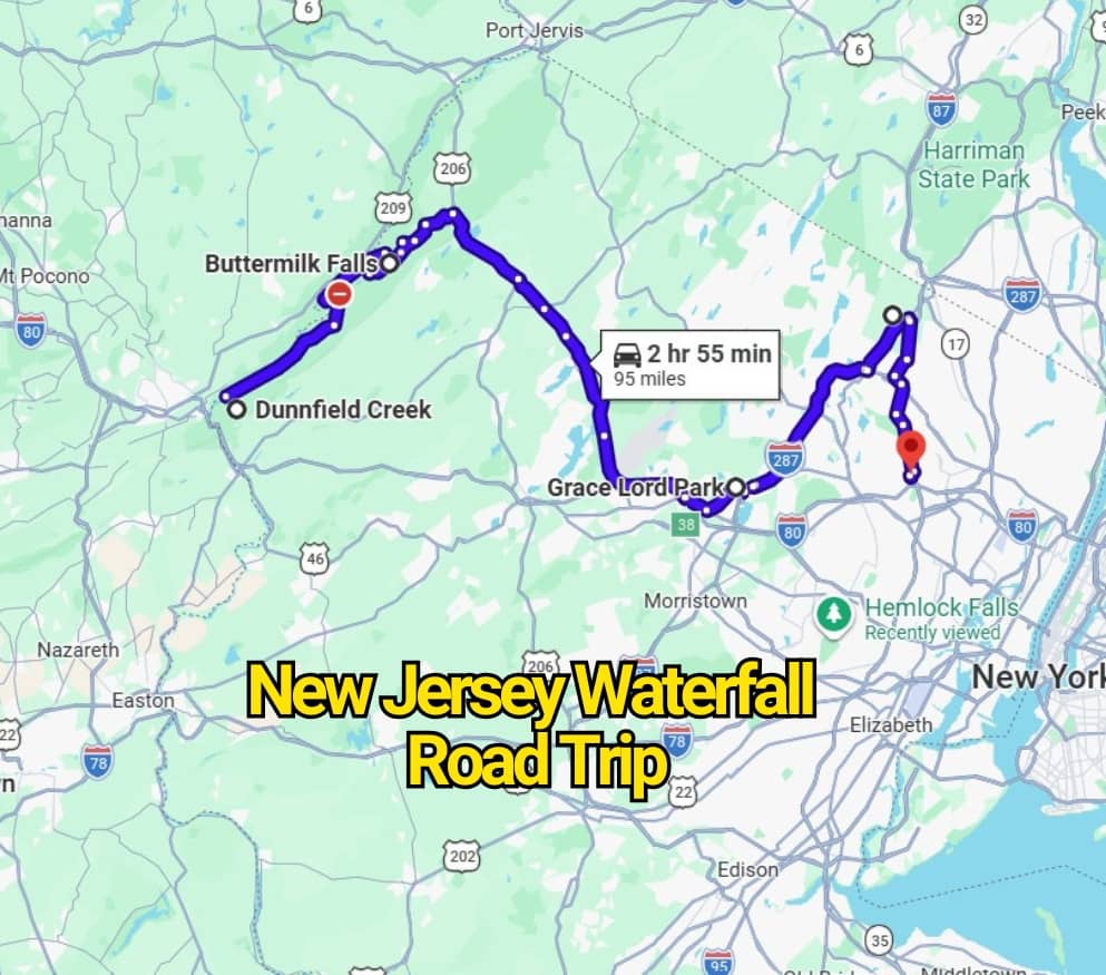 The New Jersey Waterfall Road Trip Map That’ll Change the Way You See the State