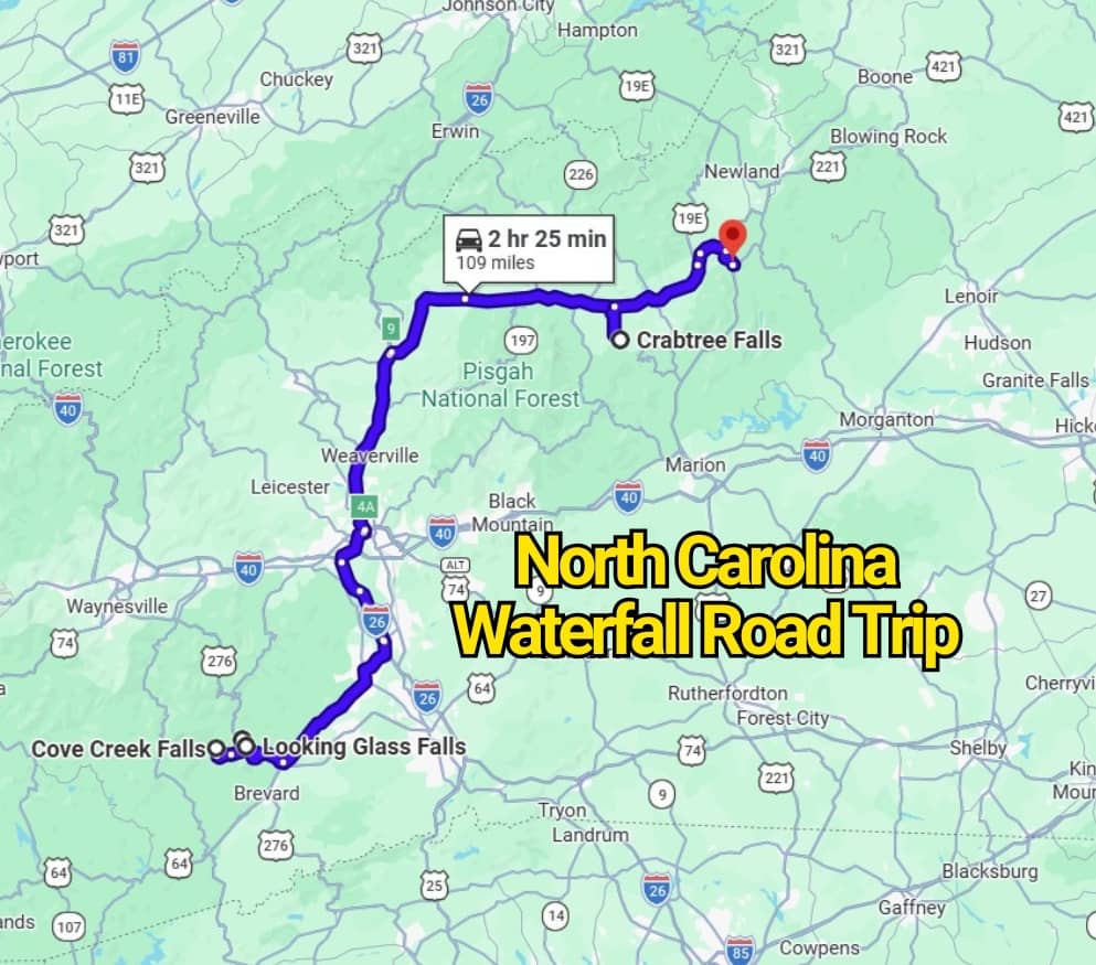 The North Carolina Waterfall Road Trip Map That’ll Change the Way You See the State