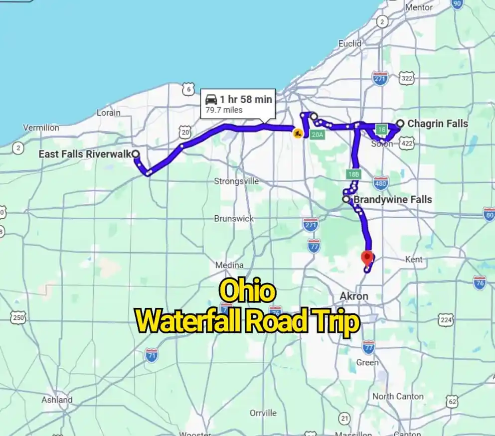 The Ohio Waterfall Road Trip Map That’ll Change the Way You See the State
