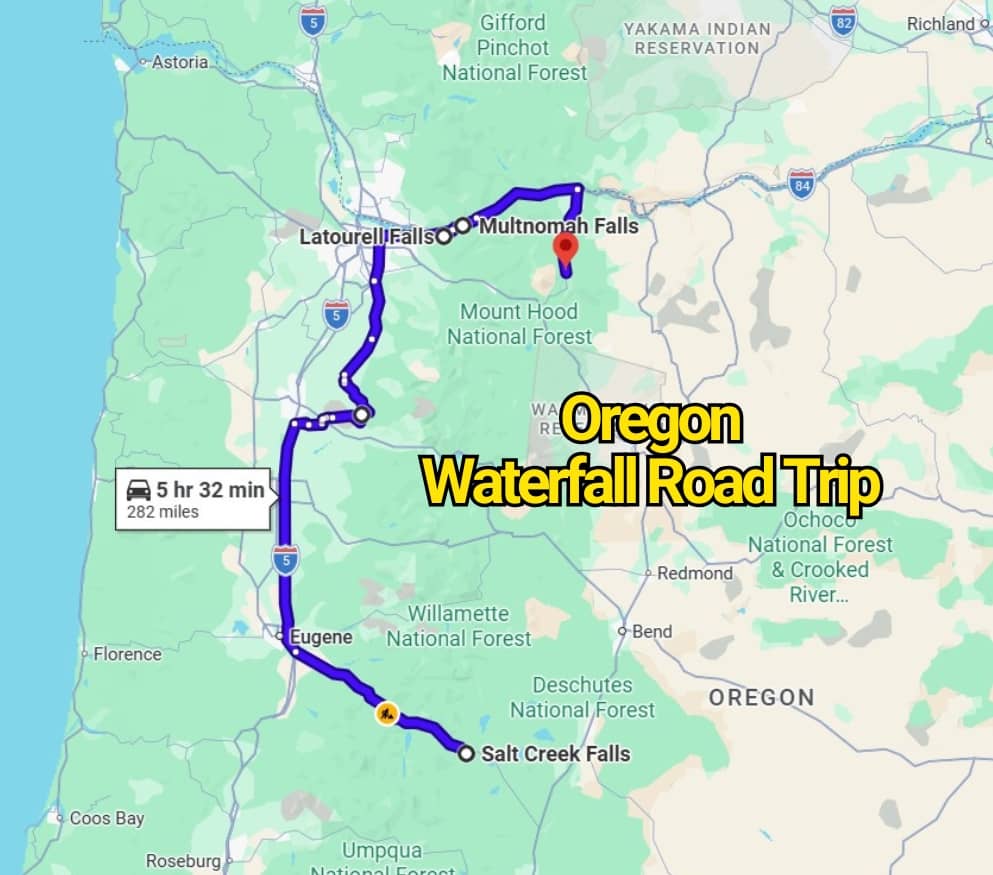 The Oregon Waterfall Road Trip Map That’ll Change the Way You See the State