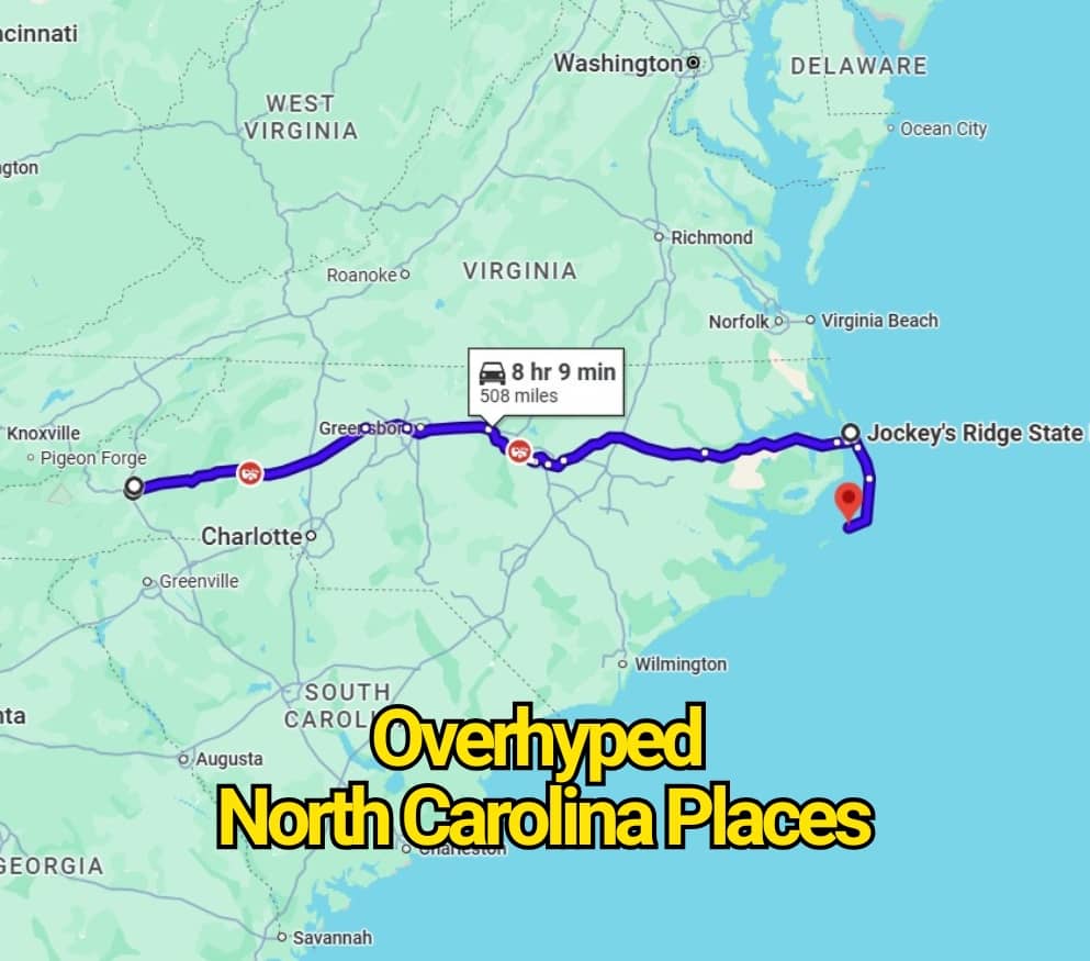 The Overhyped North Carolina Places That You’ll Regret Visiting