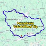 The Pennsylvania Waterfall Road Trip Map That’ll Change the Way You See the State