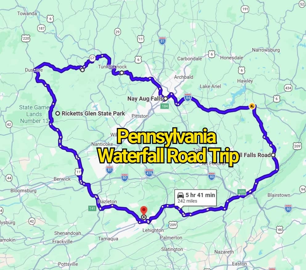 The Pennsylvania Waterfall Road Trip Map That’ll Change the Way You See the State