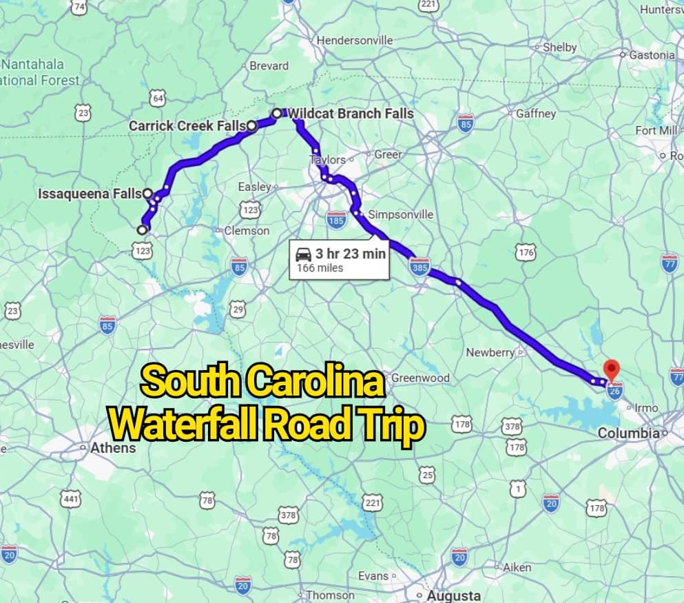 The South Carolina Waterfall Road Trip Map That’ll Change the Way You See the State