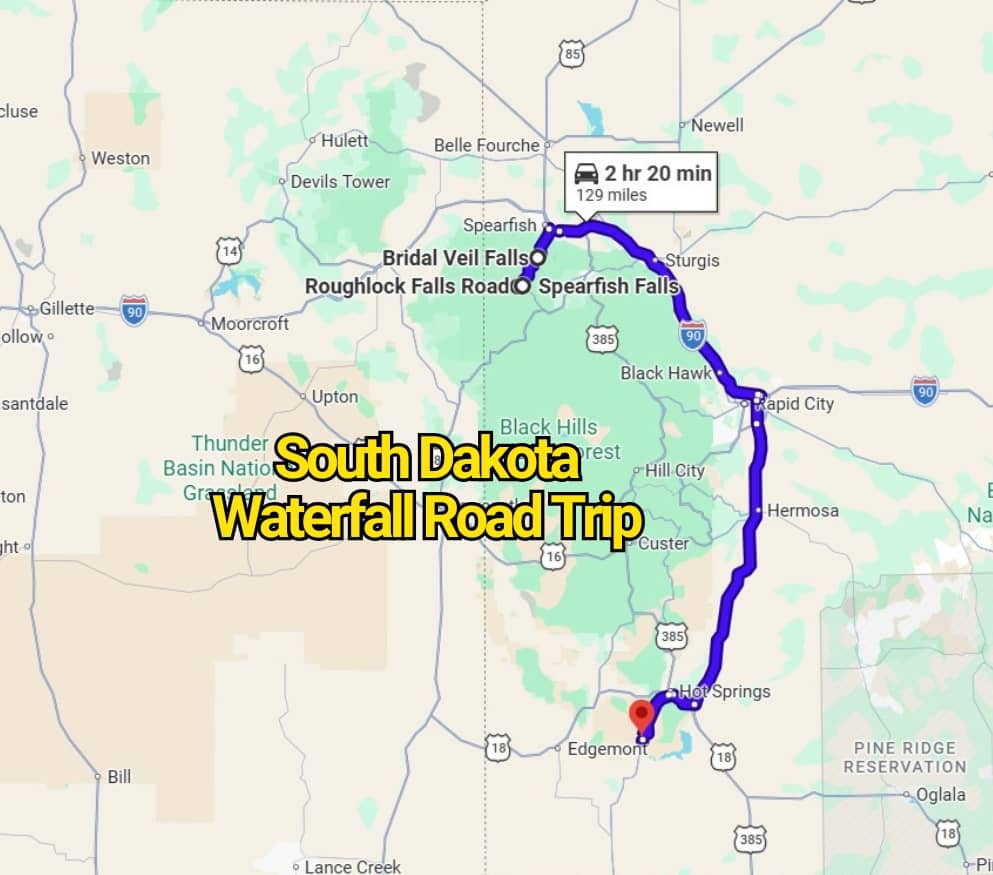 The South Dakota Waterfall Road Trip Map That’ll Change the Way You See the State