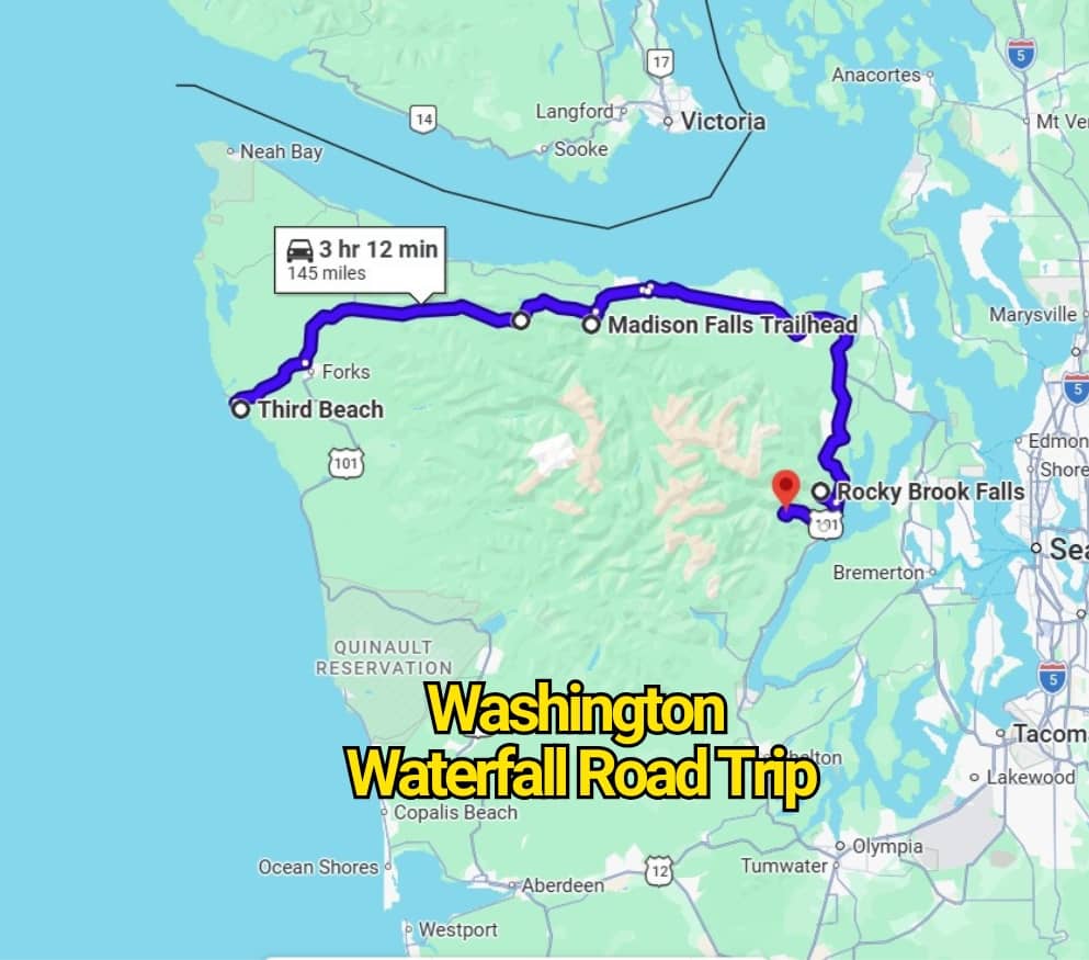 The Washington Waterfall Road Trip Map That’ll Change the Way You See the State