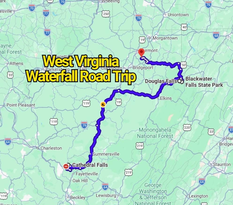The West Virginia Waterfall Road Trip Map That’ll Change the Way You See the State