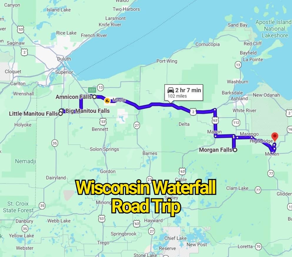 The Wisconsin Waterfall Road Trip Map That’ll Change the Way You See the State