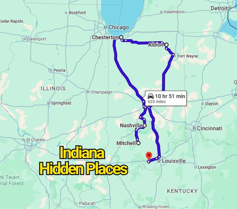 These Indiana Hidden Places Locals Don’t Want Tourists to Find