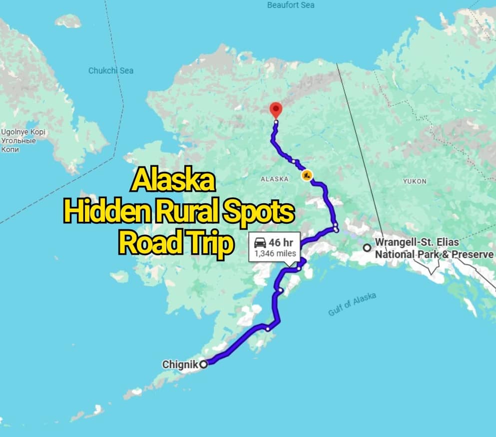 This Alaska Road Trip Map Reveals Hidden Rural Spots You’ve Never Heard Of