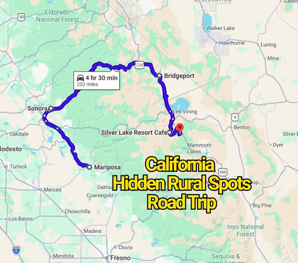 This California Road Trip Map Reveals Hidden Rural Spots You’ve Never Heard Of
